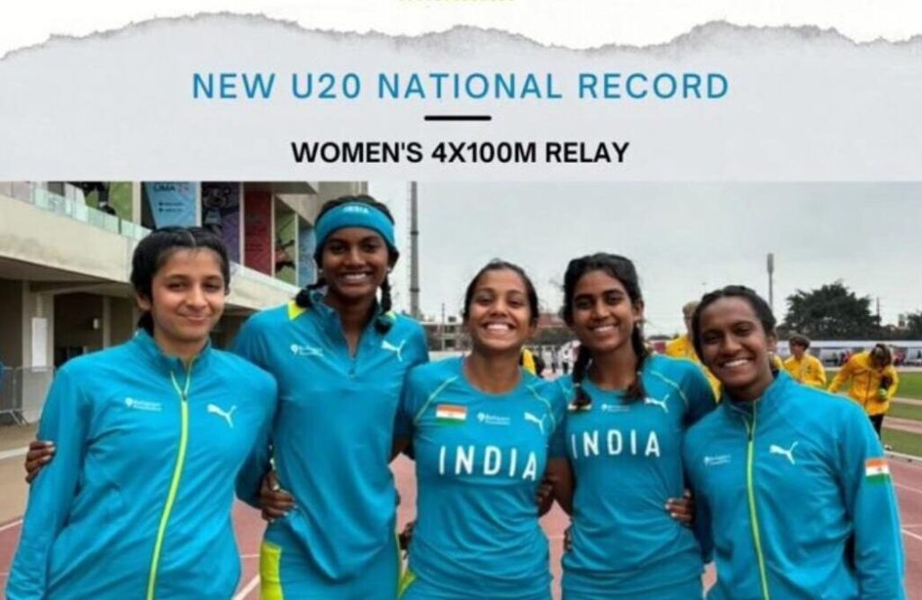 New U20 National Record, Womens 4X100M Relay. Jesuit Higher Education